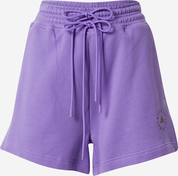 ADIDAS BY STELLA MCCARTNEY Sportshorts 'Truecasuals Terry' in Lila: predná strana