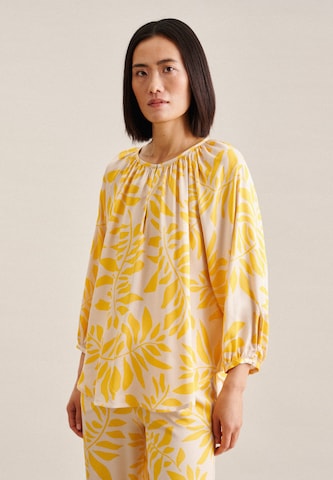 SEIDENSTICKER Blouse ' Schwarze Rose ' in Yellow: front