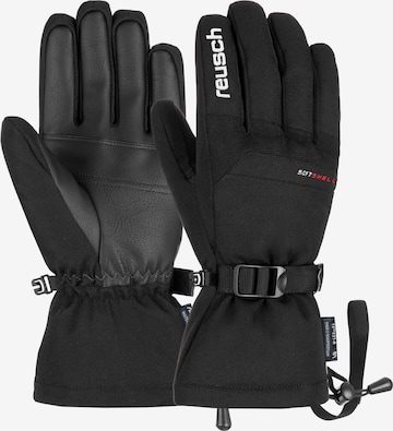 REUSCH Fingerhandschuhe 'Outset' in Schwarz: predná strana