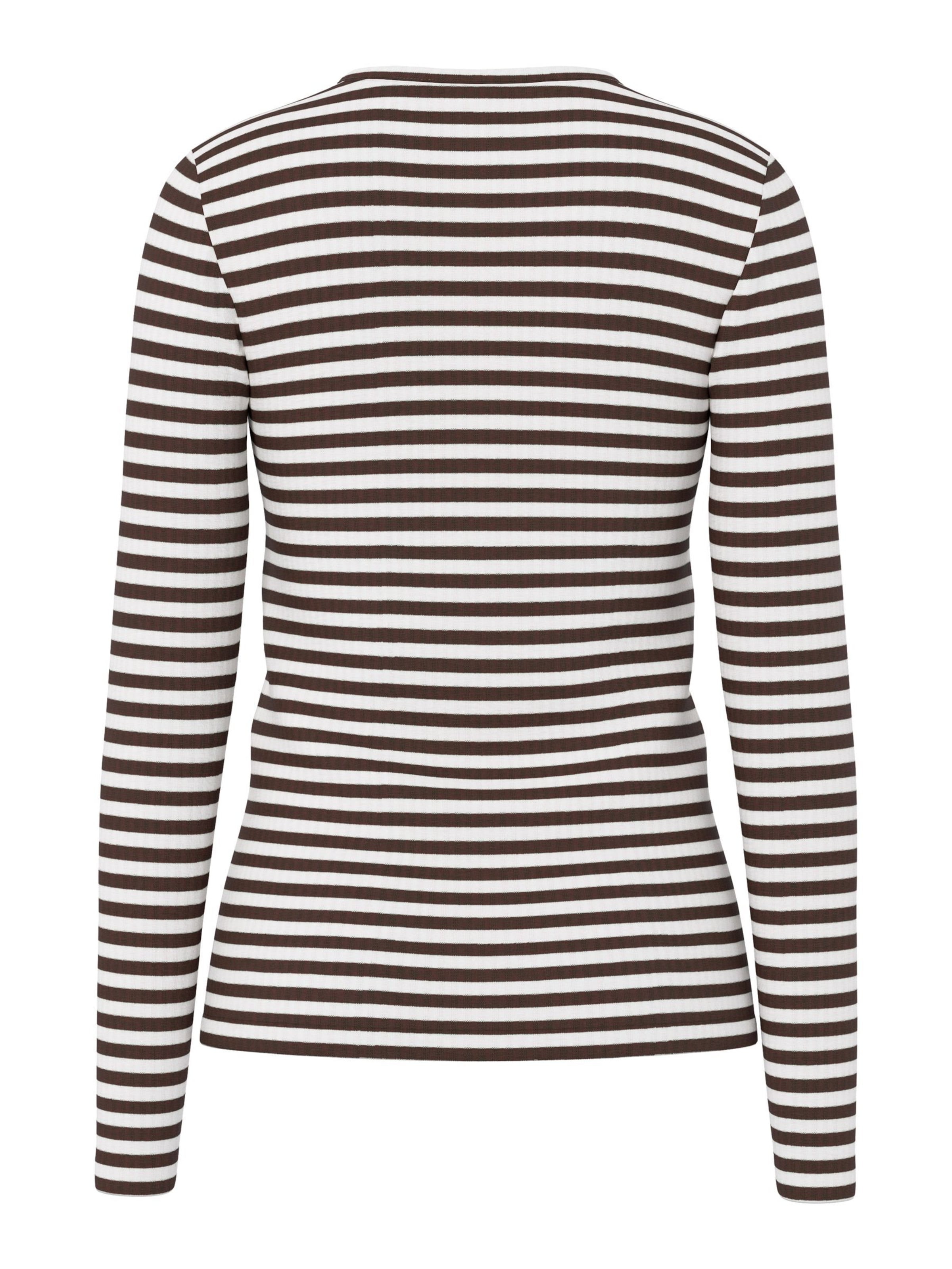 PIECES Shirt 'PCLaya' in Braun