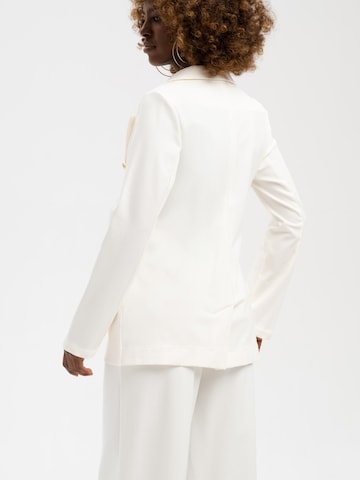 Blue Shadow Blazer 'Endorfina' in Beige