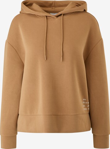 s.Oliver Sweatshirt in Braun: predná strana