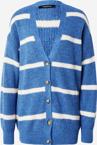 Cardigan Trendyol en bleu : devant