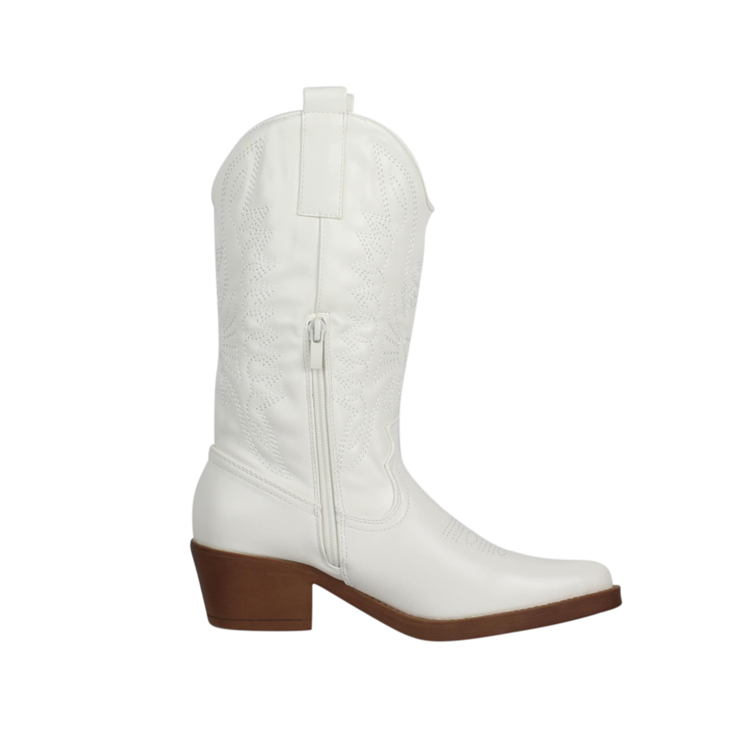 Elara Comwboystøvler i hvid