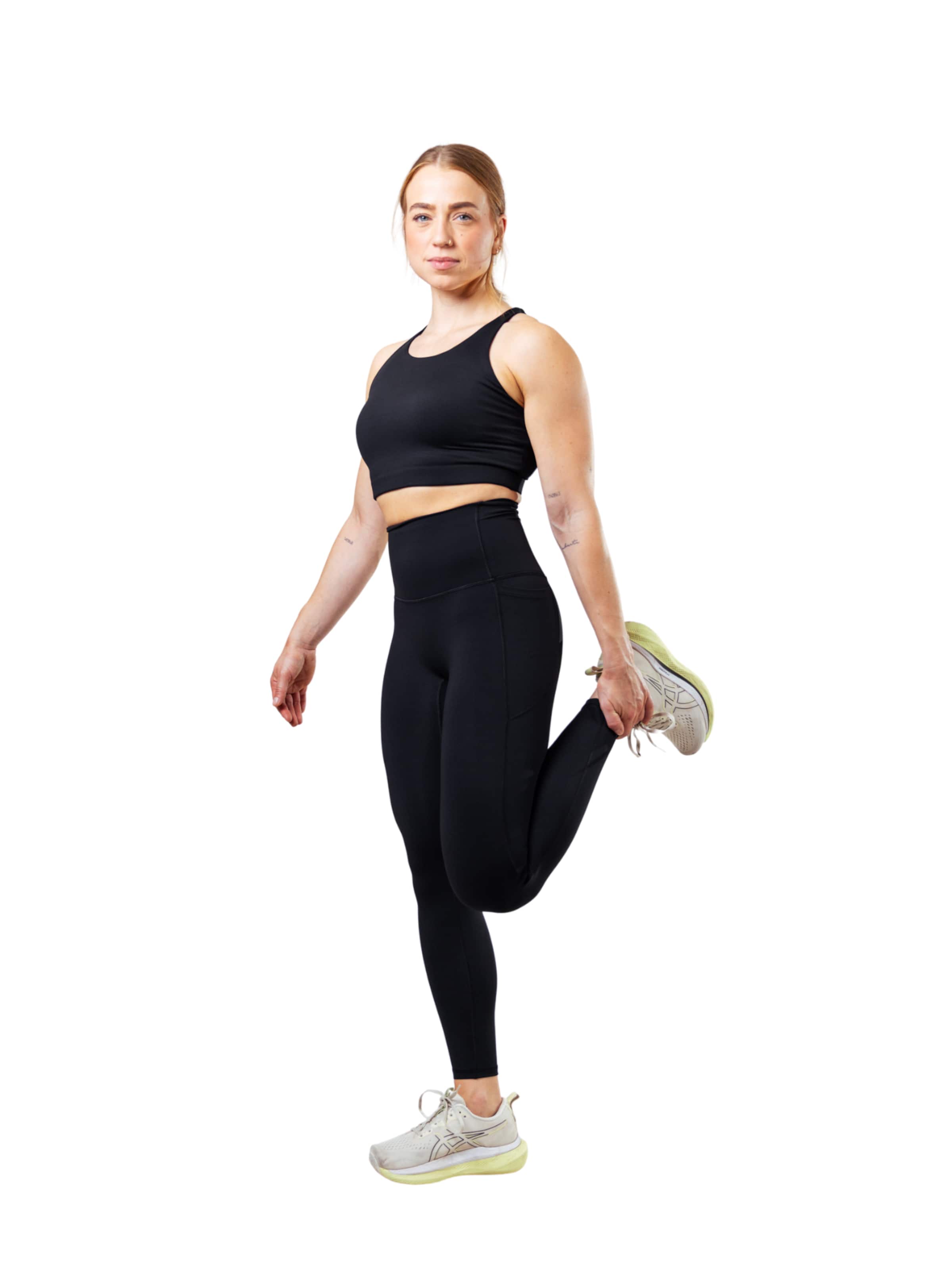 Lifters - Slimfit Leggings 'Race Sport' en negro