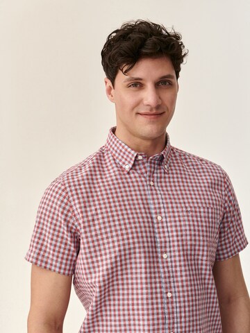 TATUUM Regular fit Button Up Shirt 'DORT 7' in Red