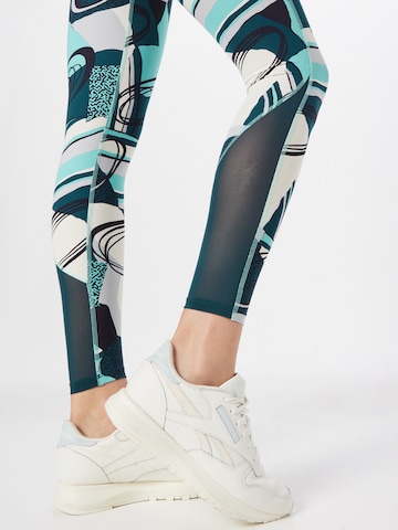 Skinny Pantaloni sportivi 'Lux Perform' di Reebok in colori misti