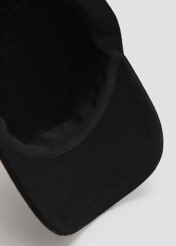MANGO MAN Cap in Black