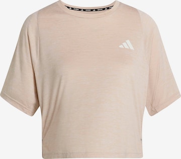 smėlio ADIDAS PERFORMANCE Sportiniai marškinėliai 'Adi365': priekis