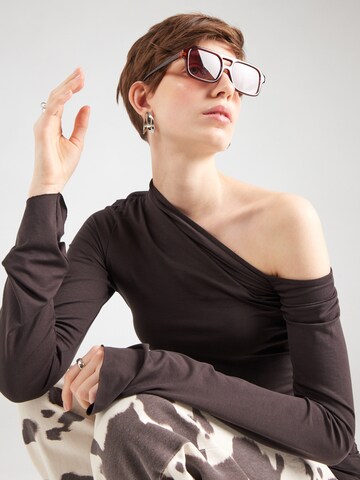 Maglietta 'Erin' di WEEKDAY in marrone