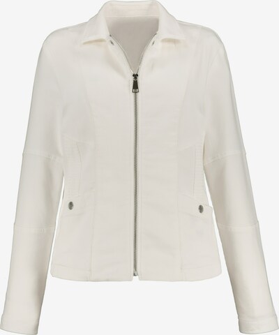 Gina Laura Sweat-Bikerjacke in offwhite, Produktansicht