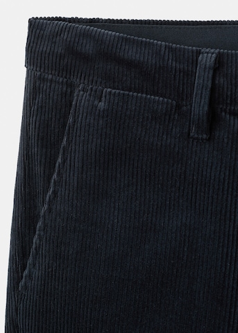 MANGO MAN Slim fit Pants 'Berdam' in Blue
