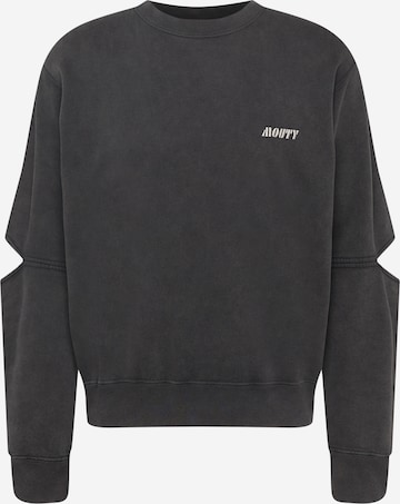 MOUTY - Sudadera 'ELBOW' en negro: frente