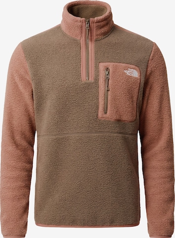 THE NORTH FACE Sportpullover 'Yumiori' in Braun: Vorderseite