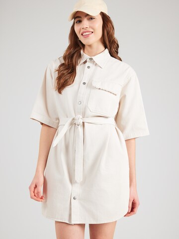 G-STAR Платье-рубашка в Бежевый: спереди