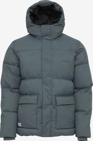 mazine Winter Jacket ' Moon Puffer Jacket ' in Blue: front