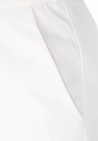 faina - Pierna ancha Pantalón plisado en blanco