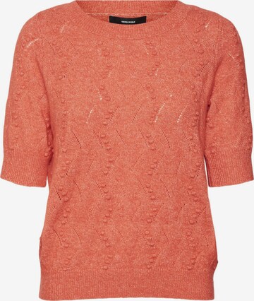 Pull-over VERO MODA en orange : devant