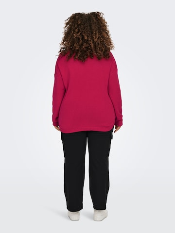ONLY Carmakoma Sweater 'MARGARETA' in Red