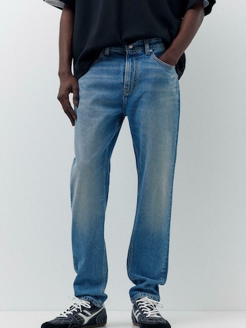 Effilé Jean Pull&Bear en bleu : devant