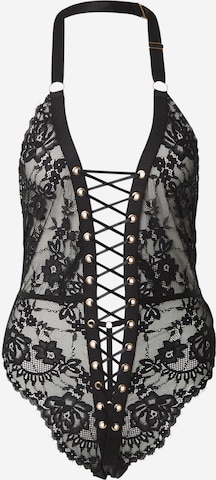 Body 'Taylor' de la Hunkemöller pe negru: față