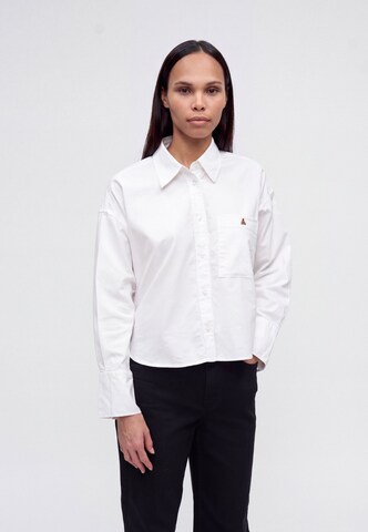 Camicia da donna di Gap Petite in bianco: frontale