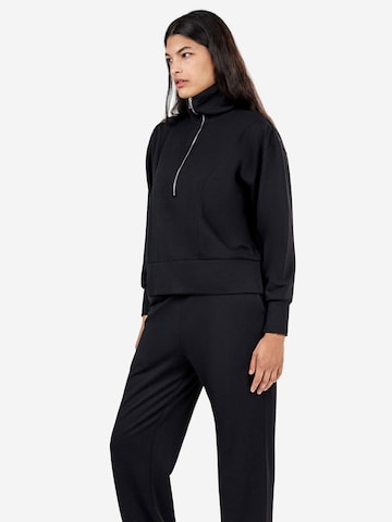 Gisela Sweatshirt i sort: side