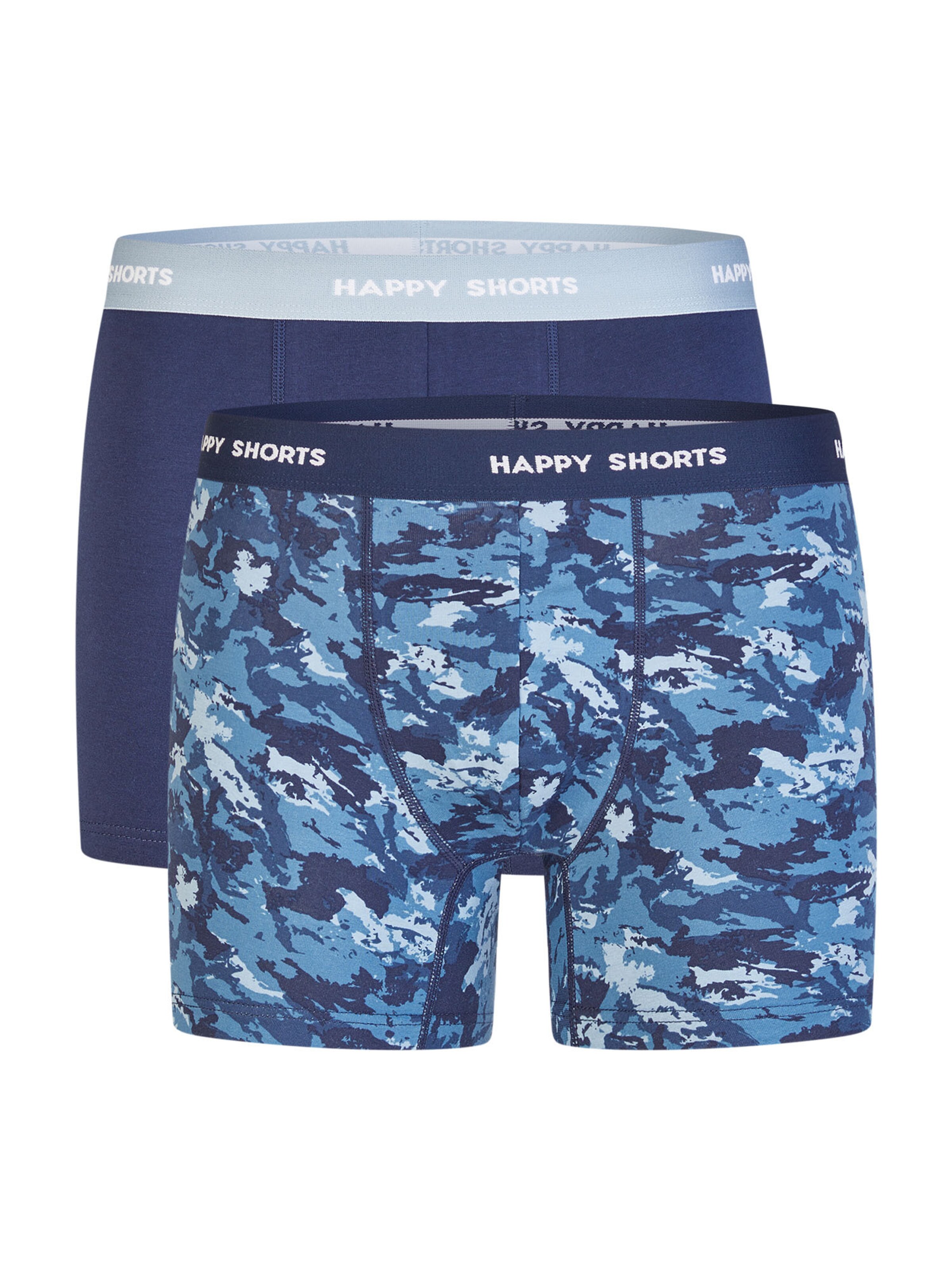 Happy Shorts Boxershorts in Blauw: voorkant