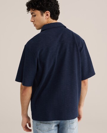 WE Fashion Comfort Fit Риза в синьо