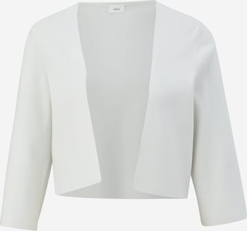 s.Oliver BLACK LABEL Knit Cardigan in White: front