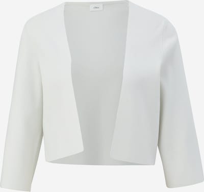 s.Oliver BLACK LABEL Gebreid vest in de kleur Wit, Productweergave