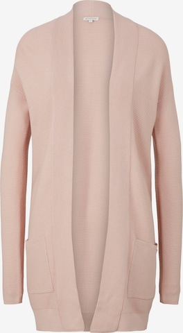 TOM TAILOR Knit Cardigan in Pink: front