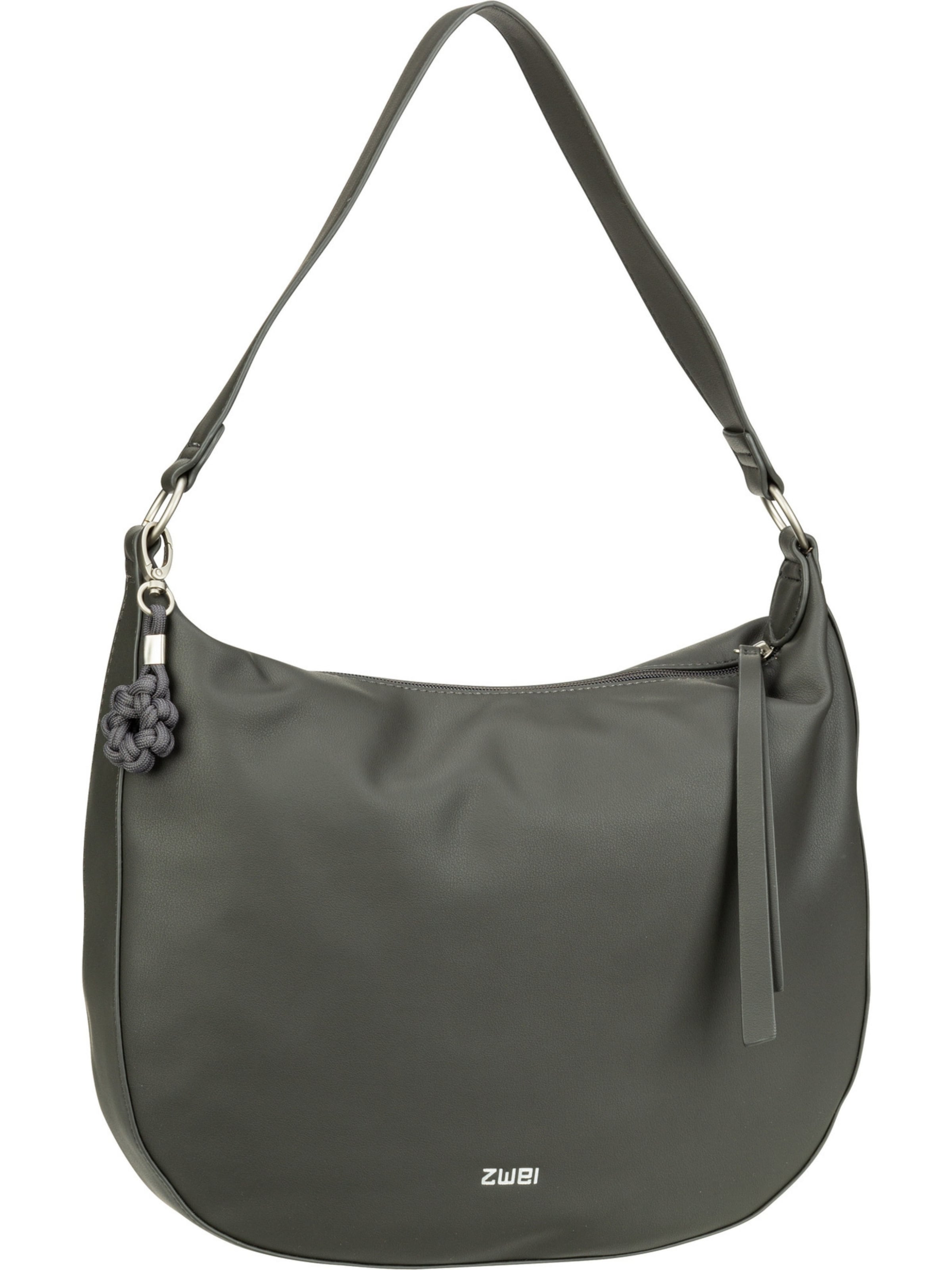 ZWEI Schultertasche 'Yuna YU110' in Grau: Vorderseite