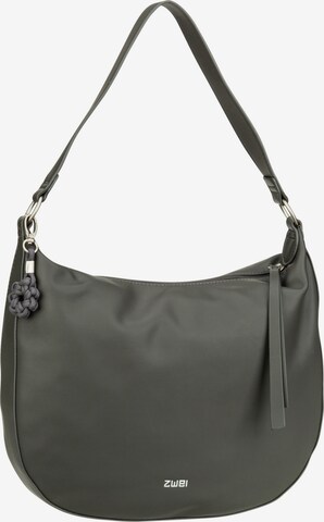 ZWEI Shoulder Bag ' Yuna YU110 ' in Grey: front