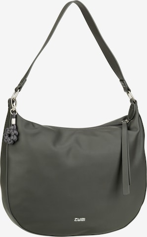 ZWEI Shoulder Bag ' Yuna YU110 ' in Grey: front