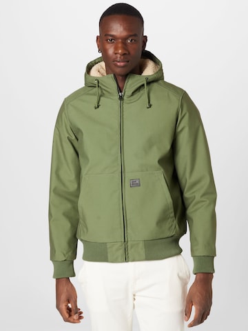 Vintage Industries Winter jacket 'Datton' in Green: front