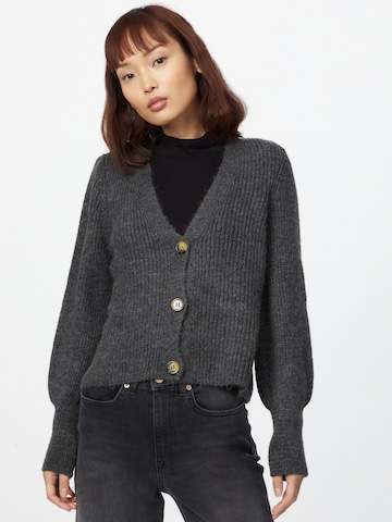 ONLY Knit Cardigan in Grey: front
