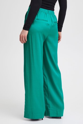 Wide leg Pantaloni 'Jimsa' di b.young in verde