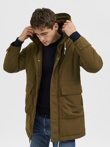 SELECTED HOMME Tussenparka 'Rodney' in Groen