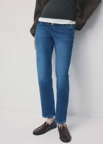 MANGO Regular Jeans 'Straimum' in Blue