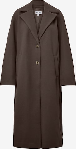 Manteau mi-saison 'PCAmy' PIECES en marron : devant