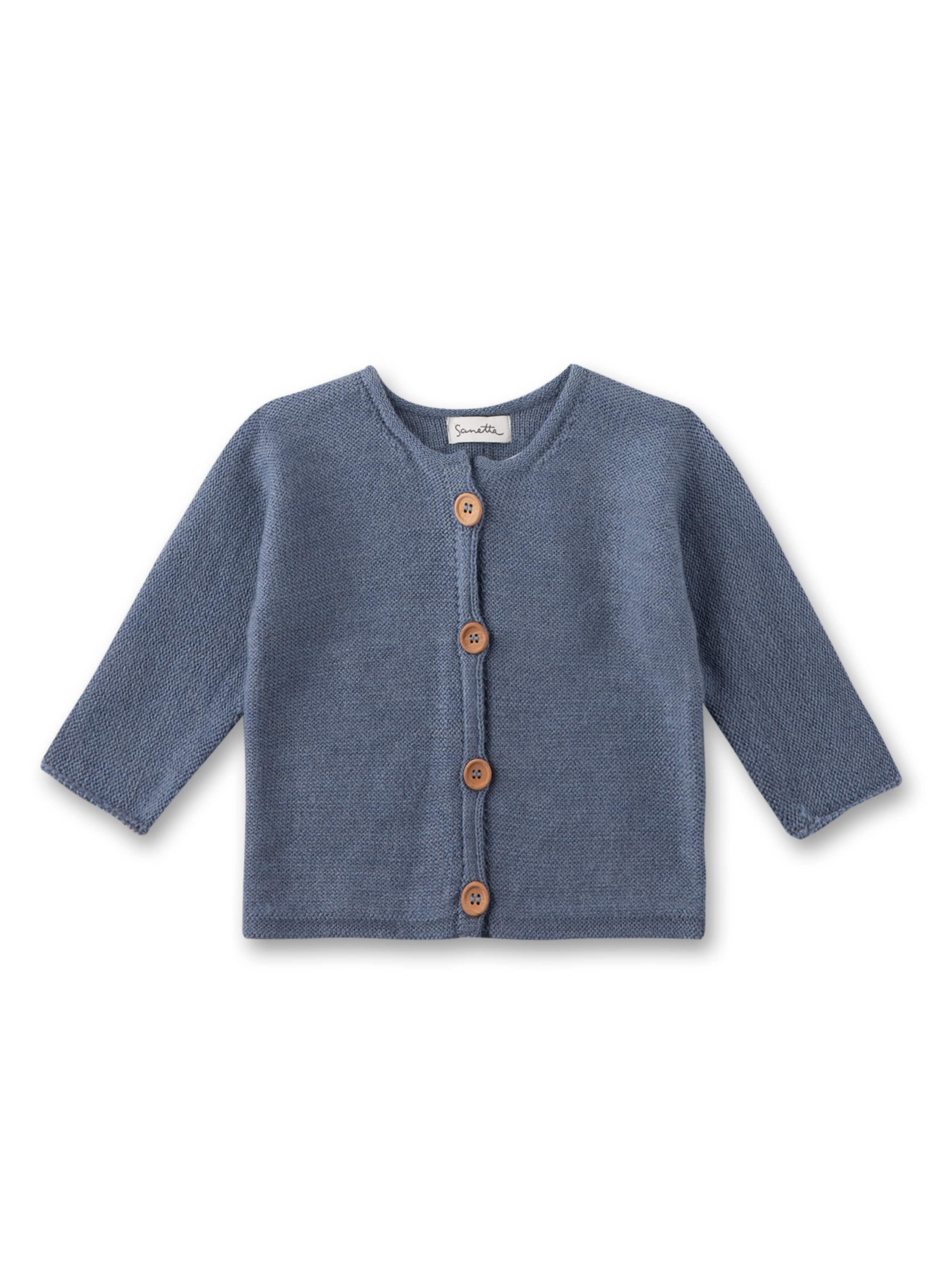 Giacchetta di Sanetta in blu: frontale