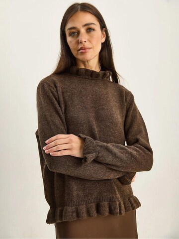 Pull-over 'Pullover' Bianco Lucci en marron
