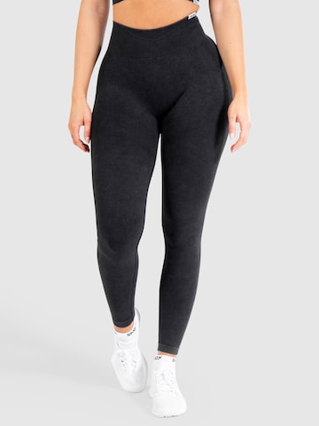 Coupe slim Leggings 'Sofia' Smilodox en noir : devant