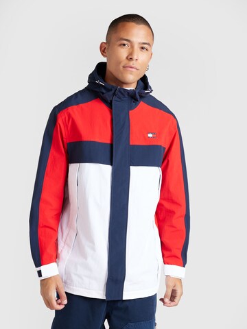 Veste mi-saison Tommy Jeans en rouge : devant