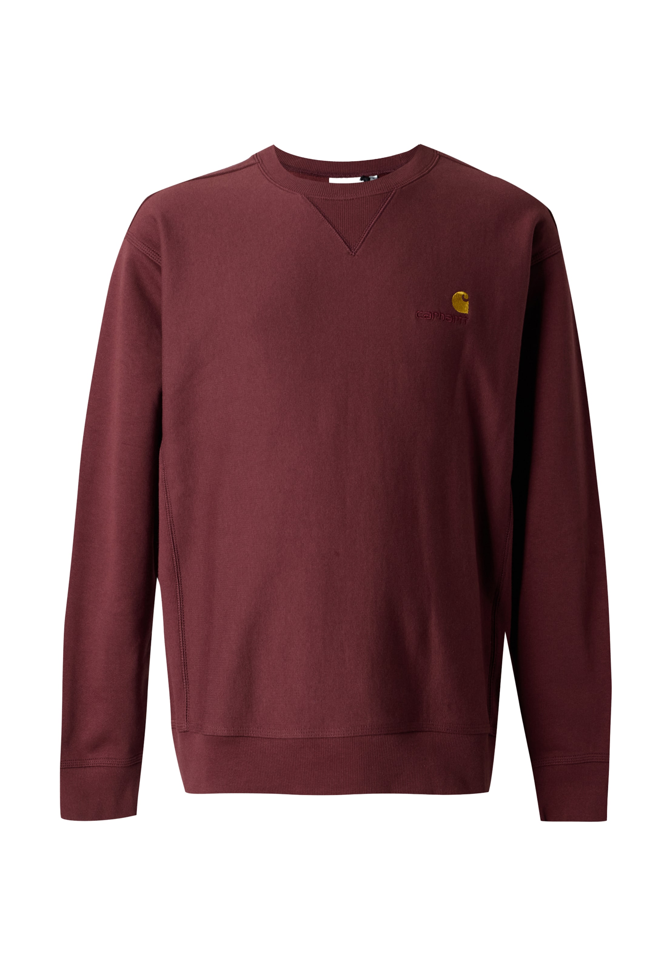 Carhartt WIP Sweatshirt 'American Script' in Rot: Vorderseite