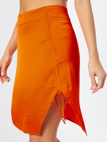 SOMETHINGNEW Skirt 'Yvonne' in Orange