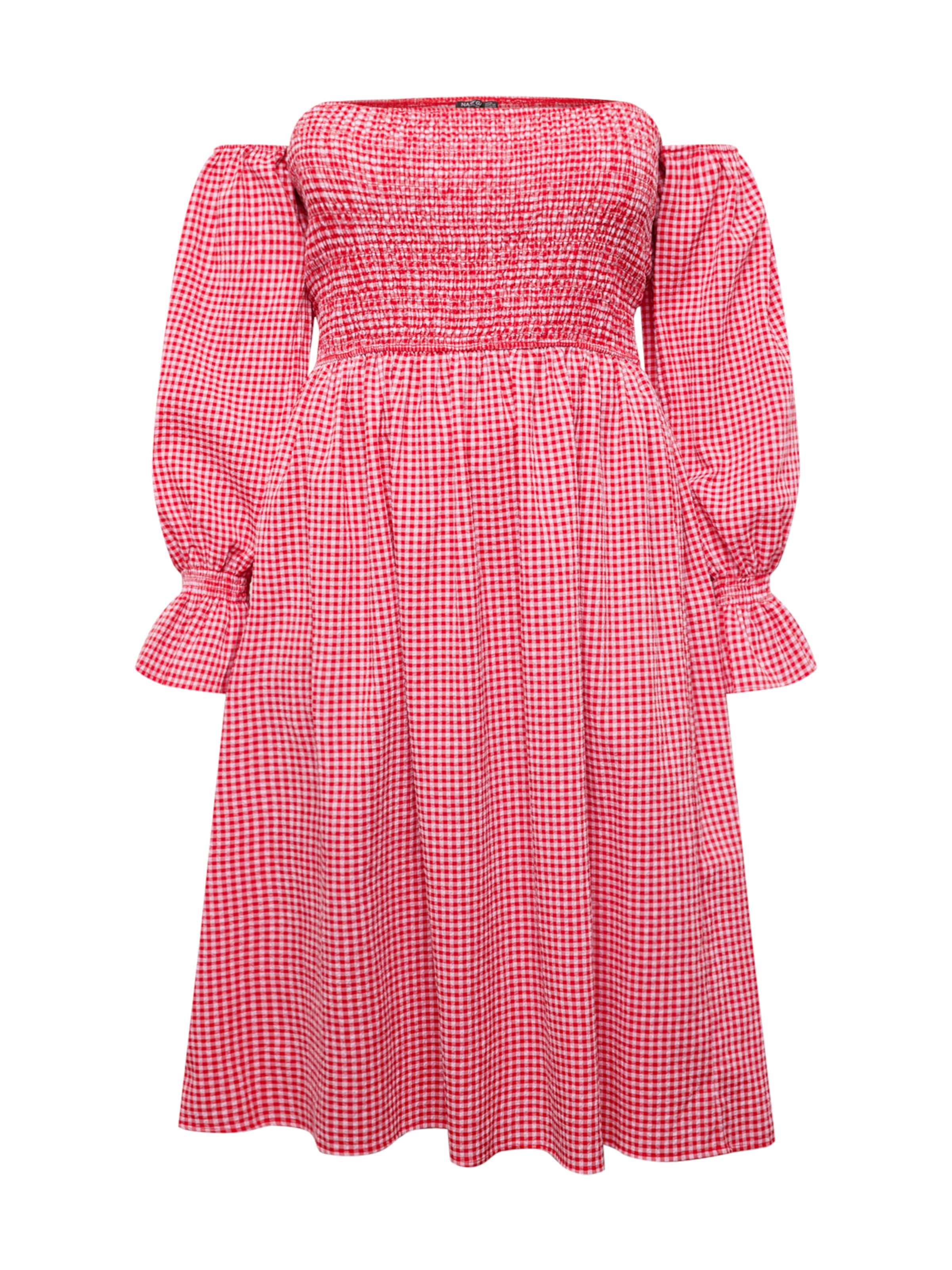 Nasty Gal Plus Сарафан в Красный: спереди