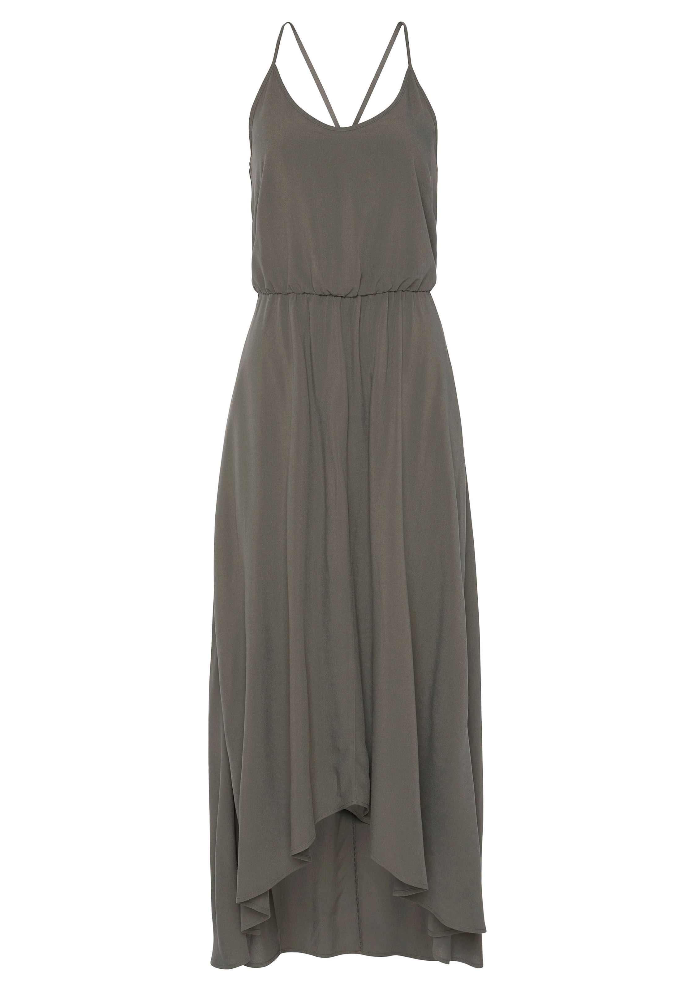 LASCANA Šaty – zelená: přední strana