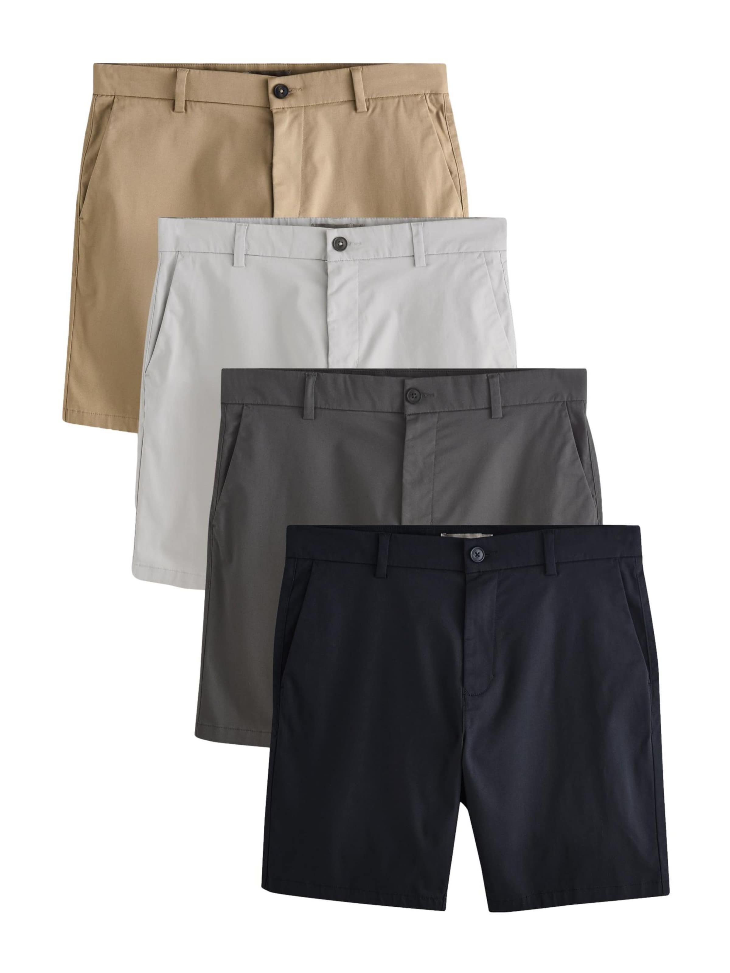 Next - Calças chino em azul: frente